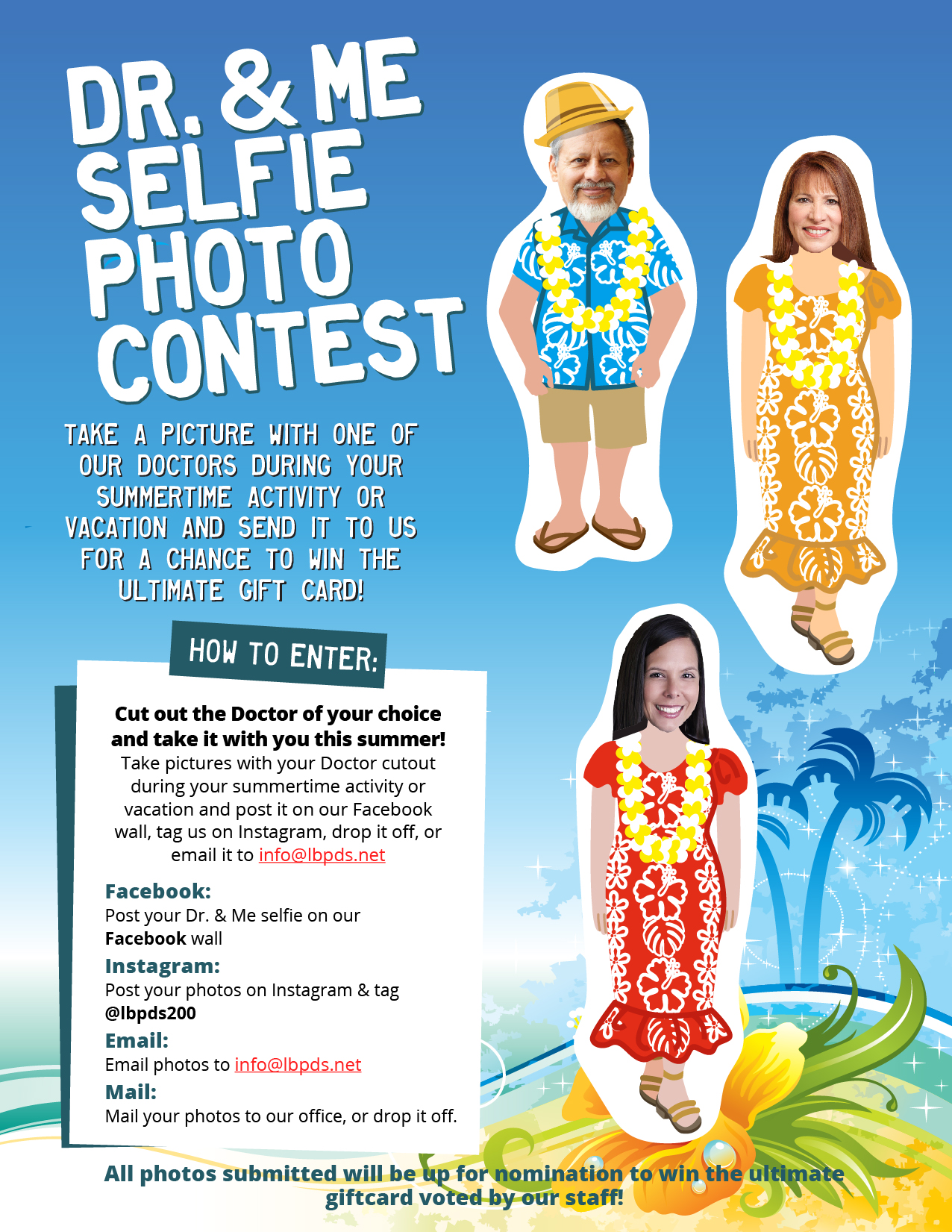 PDS Contest, go to Facebook to learn more